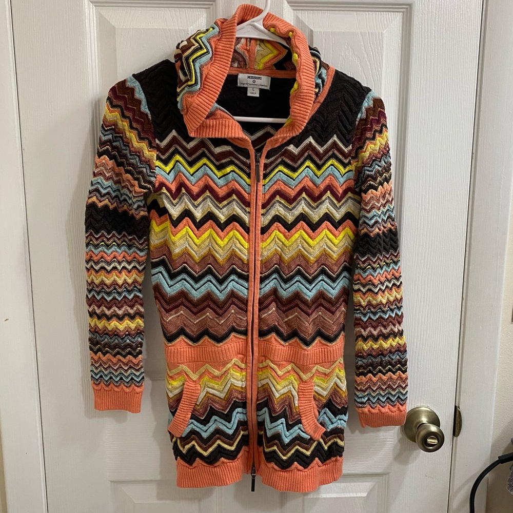 Target Missoni Full-Zip Cardigan Girl’s Large